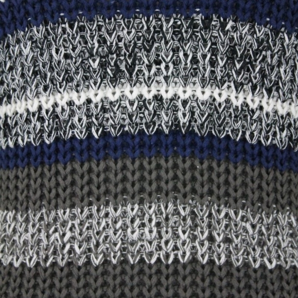 METISU Chunky Hand-knit Navy Cotton Mid-Calf Sweater Dress M 90s- y2k Like New - Picture 6 of 11